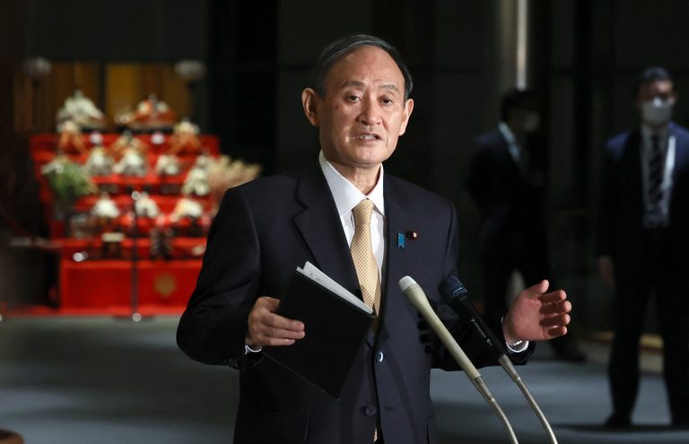 Prime Minister Yoshihide Suga Lifts State of Emergency